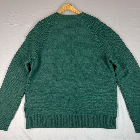 Michael Kors Merino Wool Crew Neck Sweater Mens XXL Green Fall Classic Luxury - Picture 4 of 12